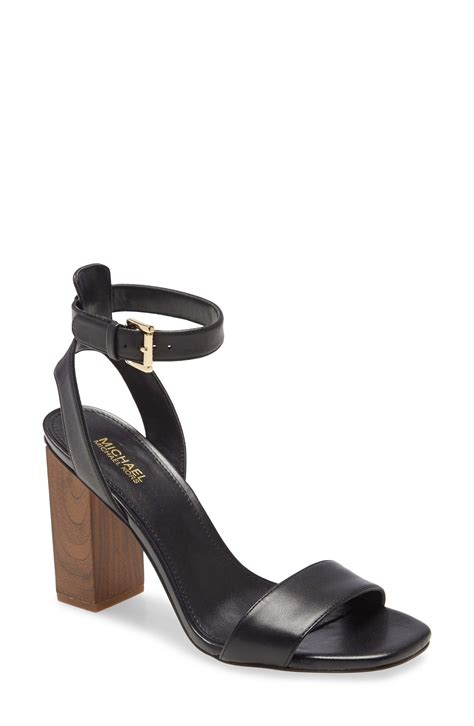 michael kors petra block heel sandal|Petra Woven Sandal .